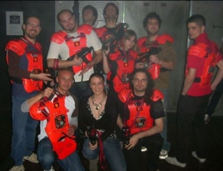Giocatori laser tag